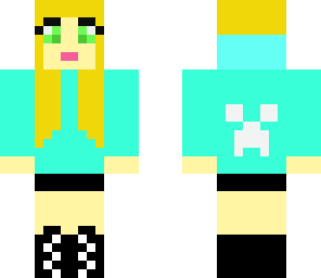 cute girl in creeper jacket
