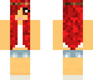 red hippie girl edit