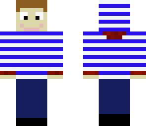 blue-and-white hoodie kid