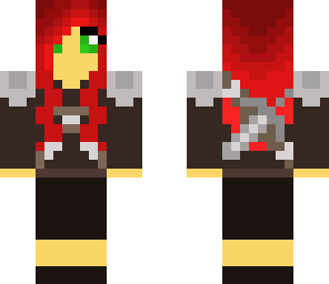 redhair soldier girl