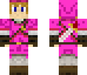 link - pink cloak