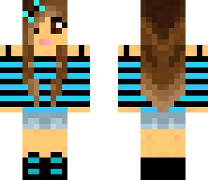 girl in blue