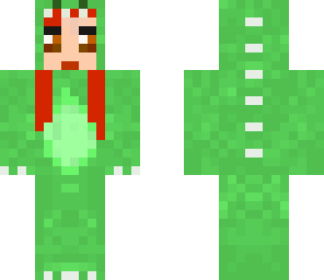 red hair dino