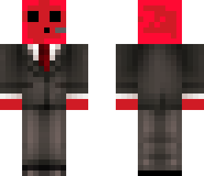 red slime in suit