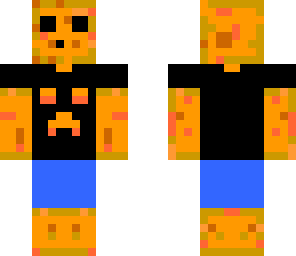 orange slime man