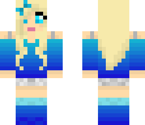 blue dj girl