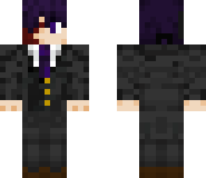 hanako in a suit