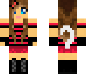 red cat girl