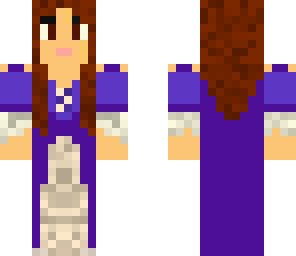 girl elegant purple