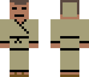 hooded beige robes