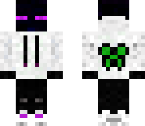 enderman con chaqueta piola