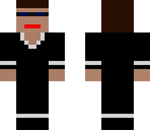 man in black