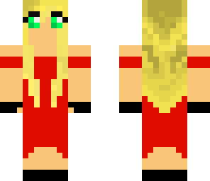 red dress