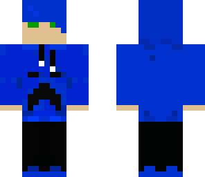 blue creeper hoodie