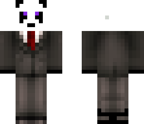 panda in a suit