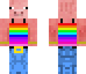 pig in clothes