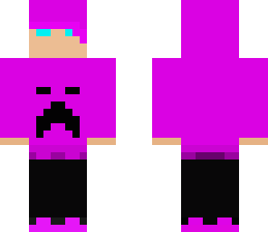 purple creeper hoodie