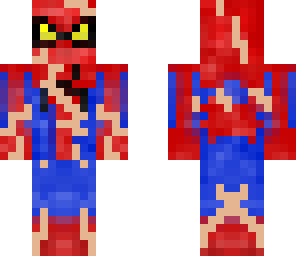 battel damaged spiderman