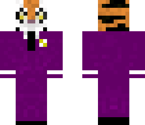 tiger in a purple suit