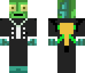 fish in tux