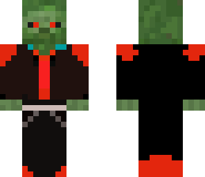 red zombie man