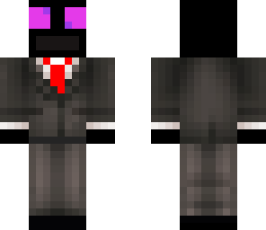 crazy enderman in a suit