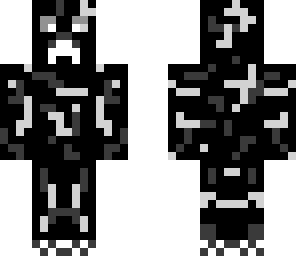 black and white creeper