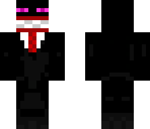 big smile enderman in suit