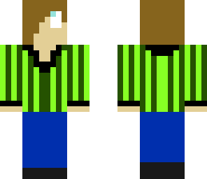 teen in green