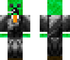 cool creeper in a suit