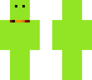 lime man with black eyes