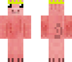 cute king pig