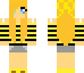 cute black and yellow girl