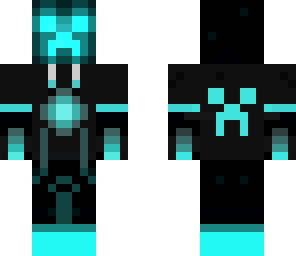 neon blue creeper