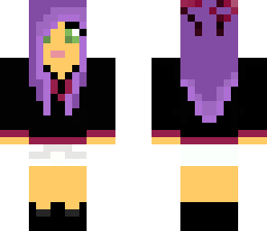 random purple girl