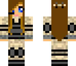 little edited army girl