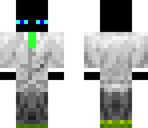 cool enderman in a suit