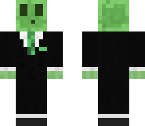 slime in a suit with big eyes