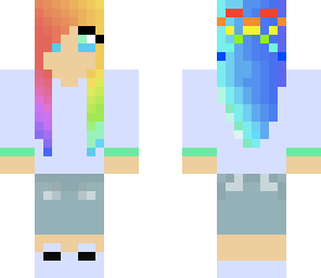 rainbow girl