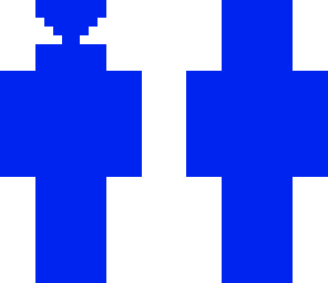 blue human paintball