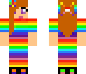 rainbow girl