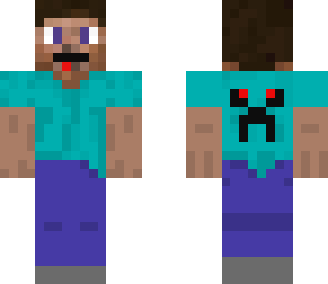 cross-eyed steve skin