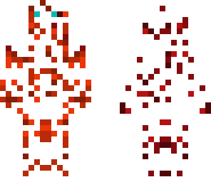 white and bloody