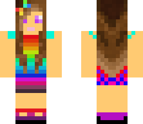 rainbow girl
