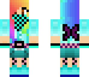 rainbow girl