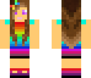 rainbow girl