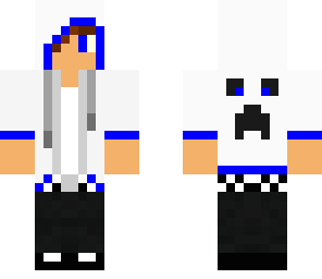 chourdy hooded jacket white blue trim