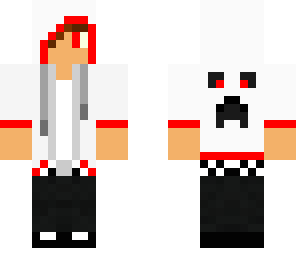 chourdy hooded jacket white red trim