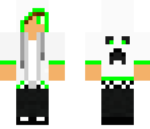 chourdy hooded jacket white green trim