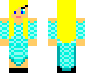 girl in blue dress